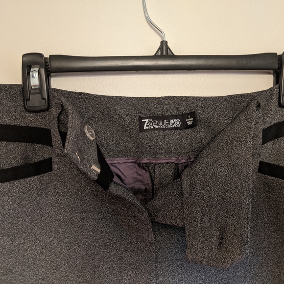 New York & Co Gray Straight Leg Dress Pants - Picture 2 of 5